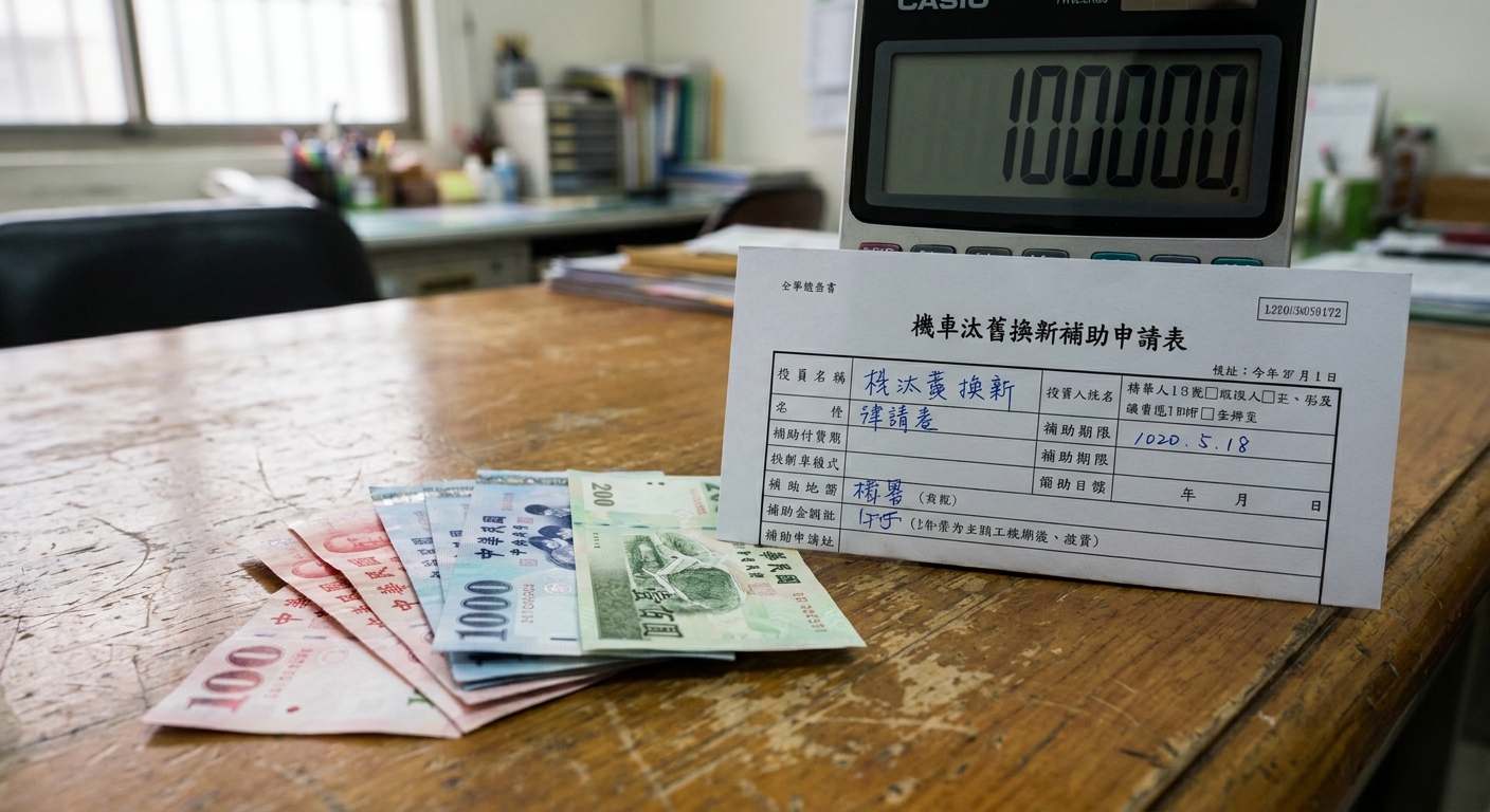 為什麼機車汰舊換新補助不是 5 萬或 10 萬？