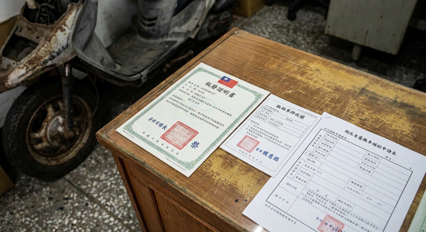 桃園機車報廢推薦：搞懂3大文件與5大步驟，流程可以很簡單