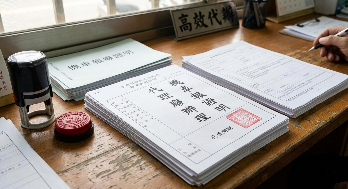 機車報廢自己跑很麻煩？搞懂「回收」與「報廢」兩大流程