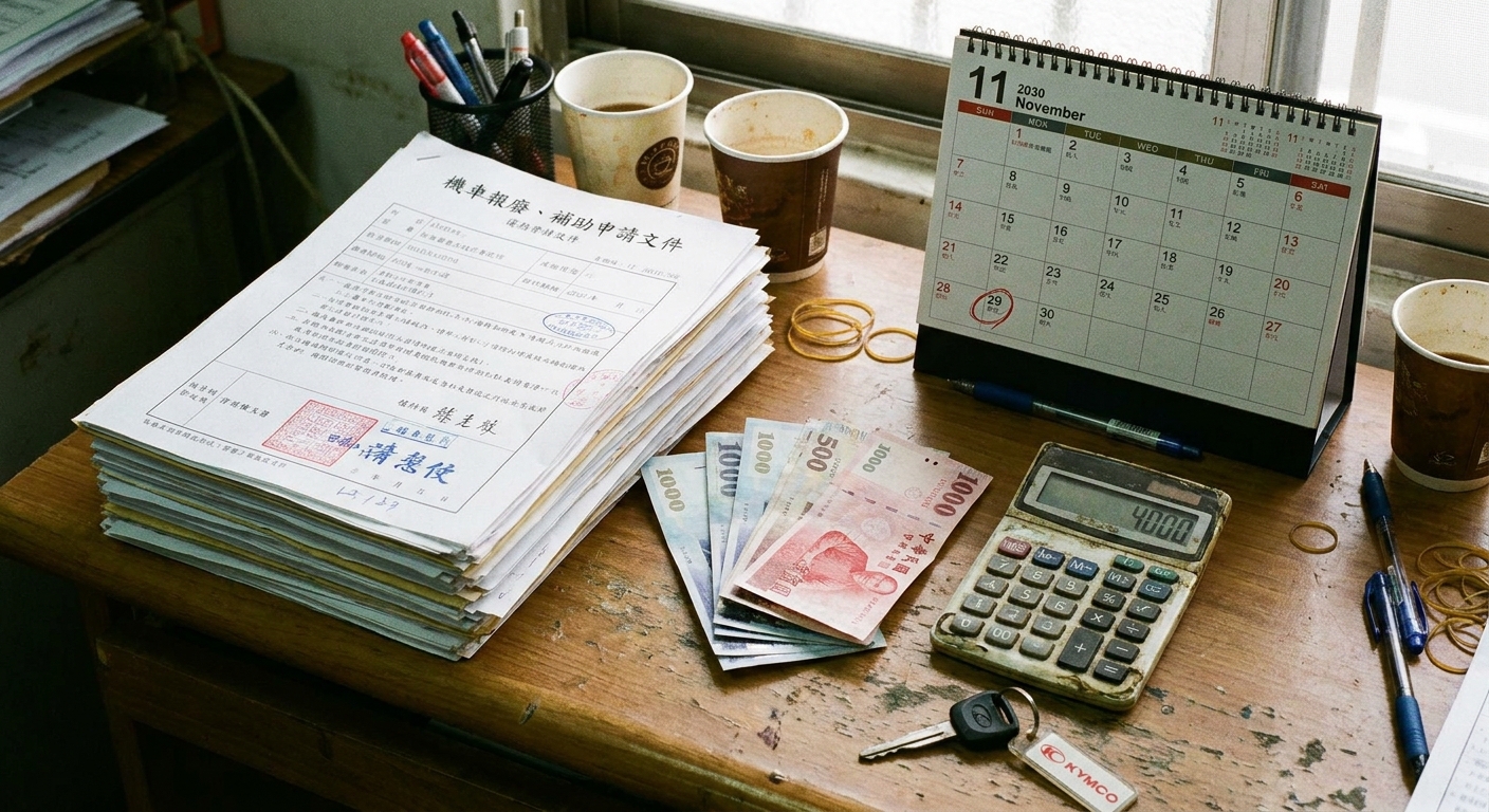 申請機車貨物稅 $4,000 退稅，我的資格符合嗎？