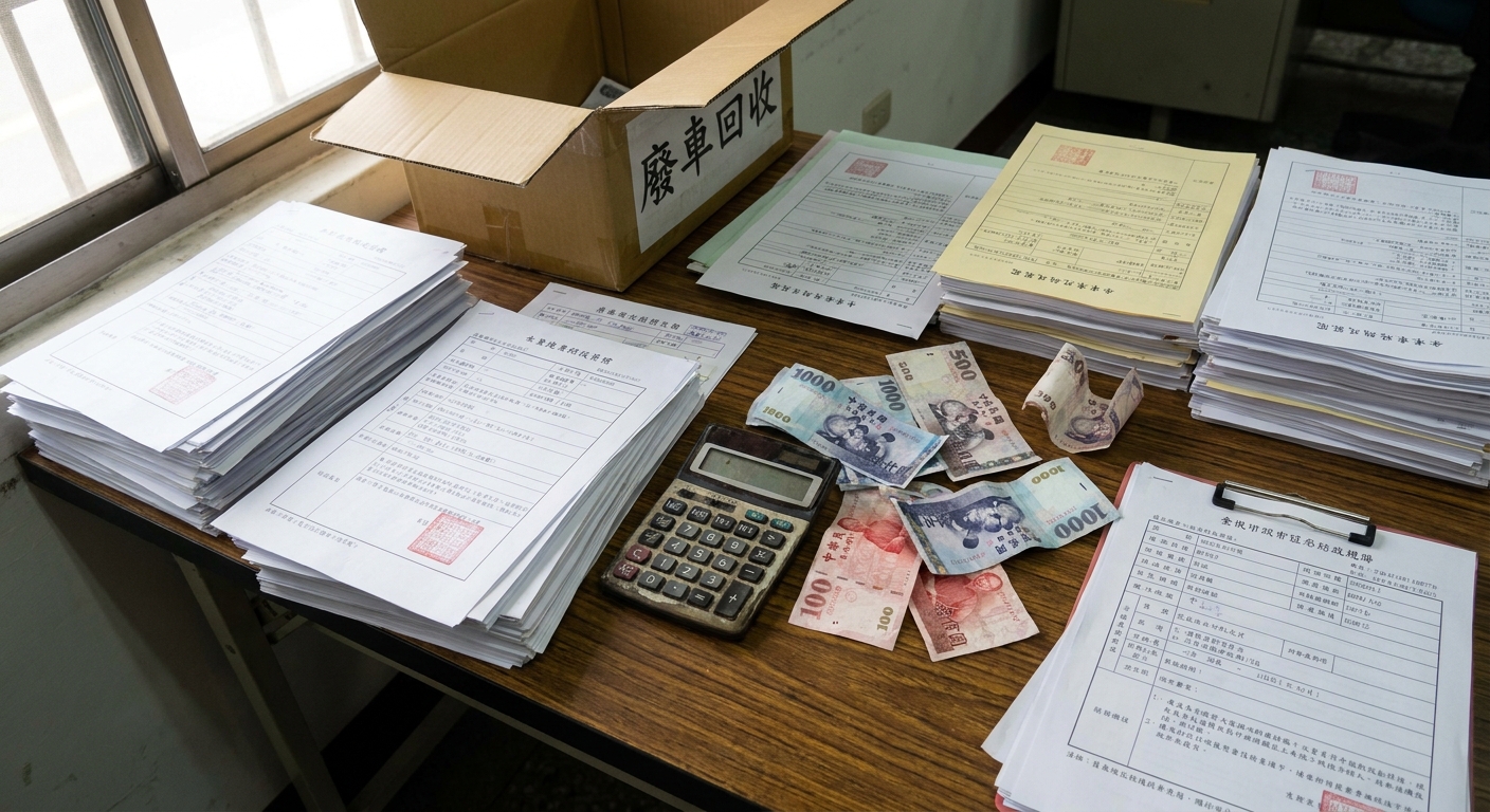 汽車報廢除了回收金,還有哪些費用可以退?