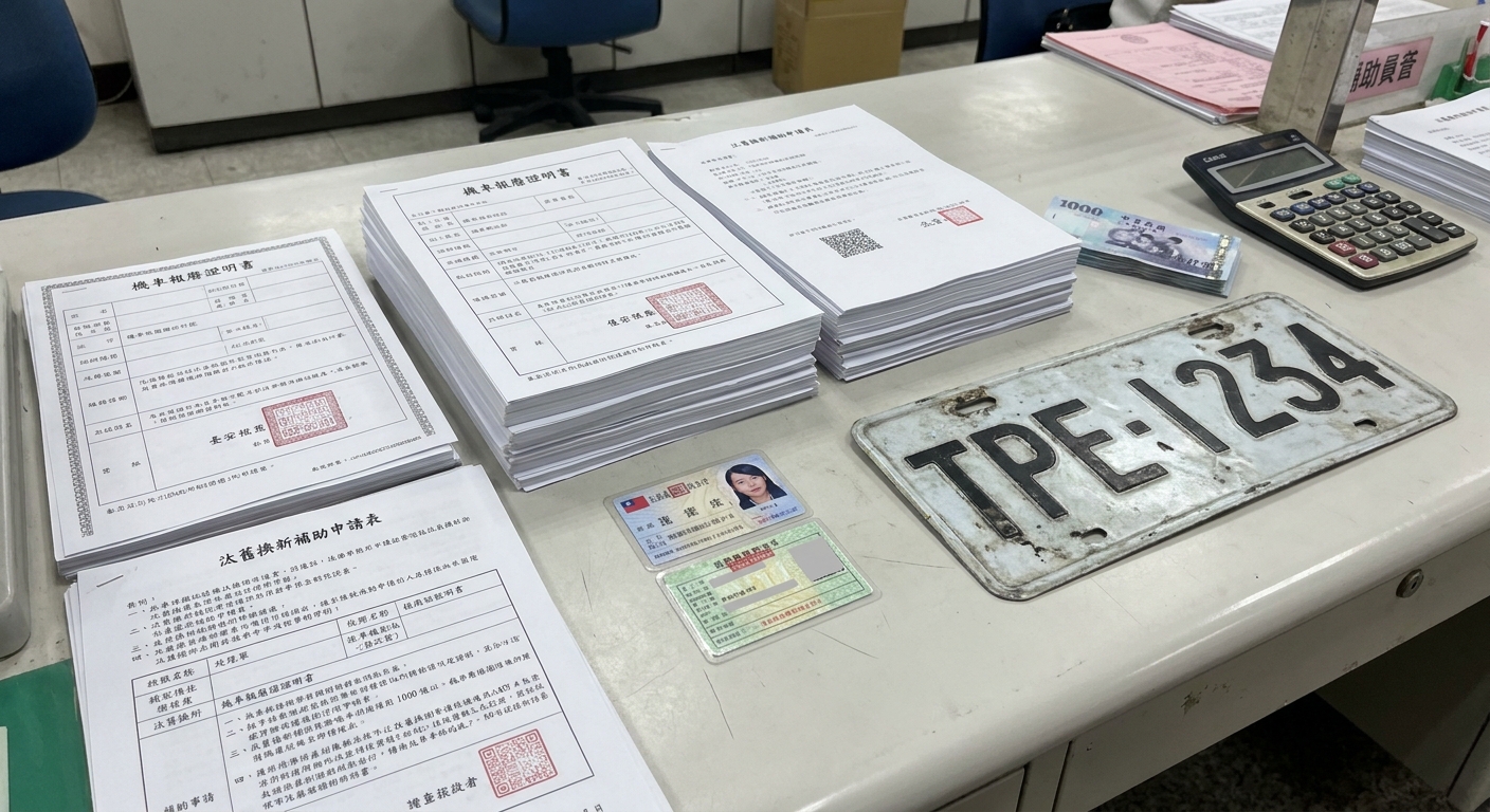 台中機車報廢完整流程：3步驟交給大豐，輕鬆搞定