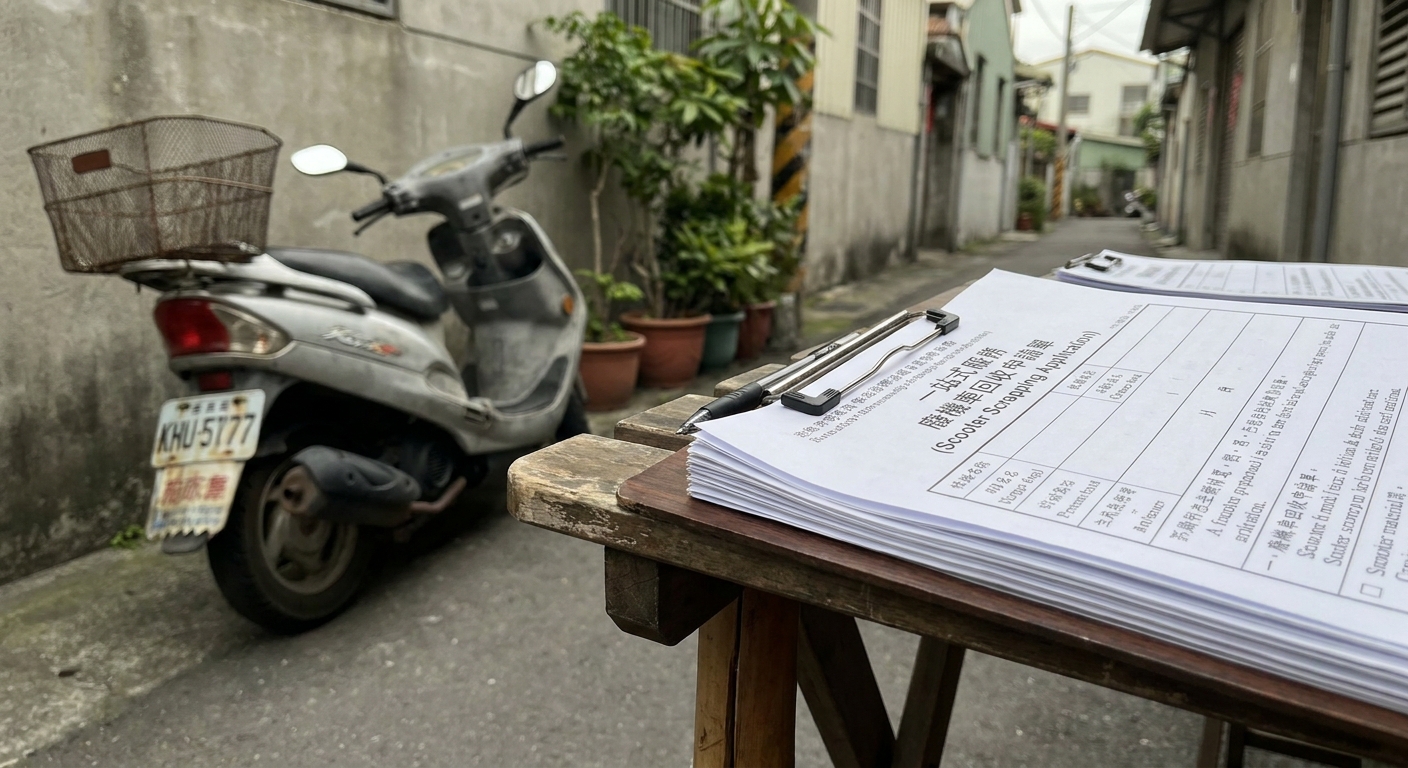 台北機車報廢流程自己跑很麻煩?3大卡關點一次看