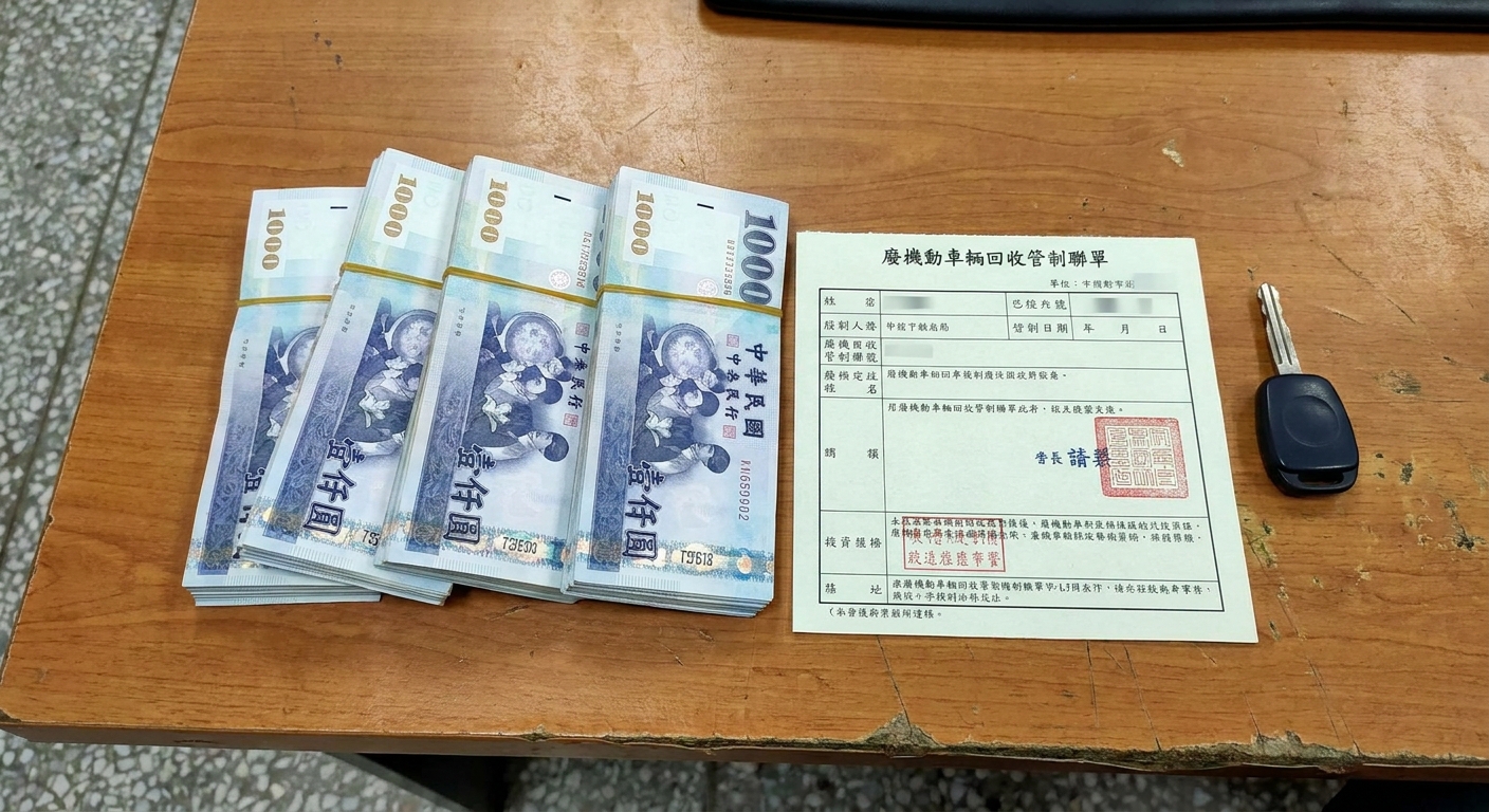 宜蘭汽車報廢流程:自己跑 vs. 交給大豐代辦