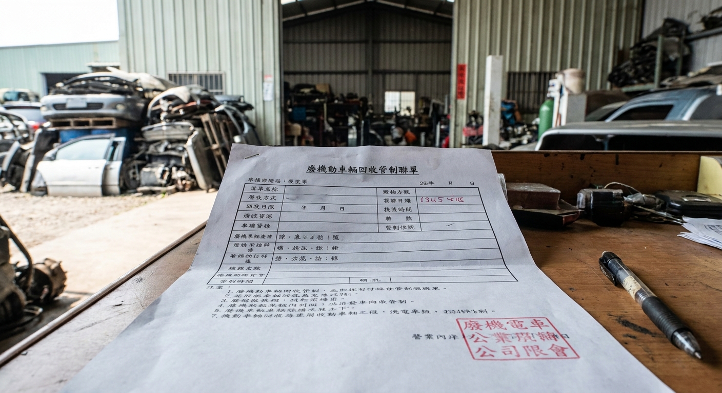 為什麼一定要有「回收管制聯單」?