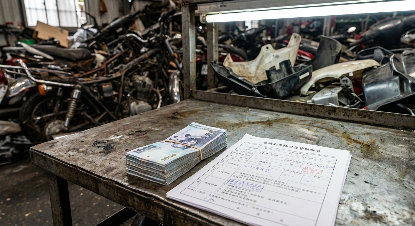 機車報廢流程:自己跑 V.S. 交給大豐環保