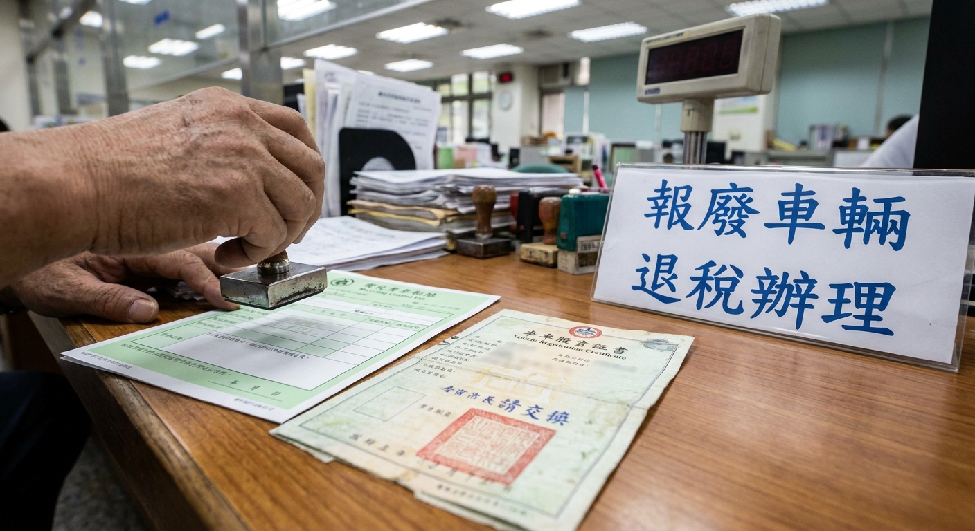 牌照稅退稅資格是什麼?車子報廢就能退嗎?