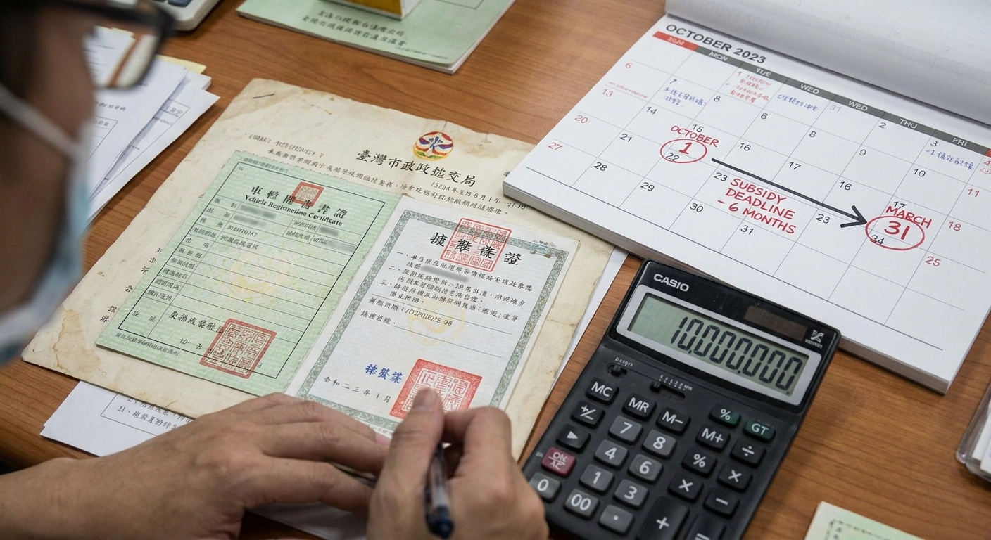報廢獎勵金可以追溯嗎？關鍵在「6個月」黃金期！