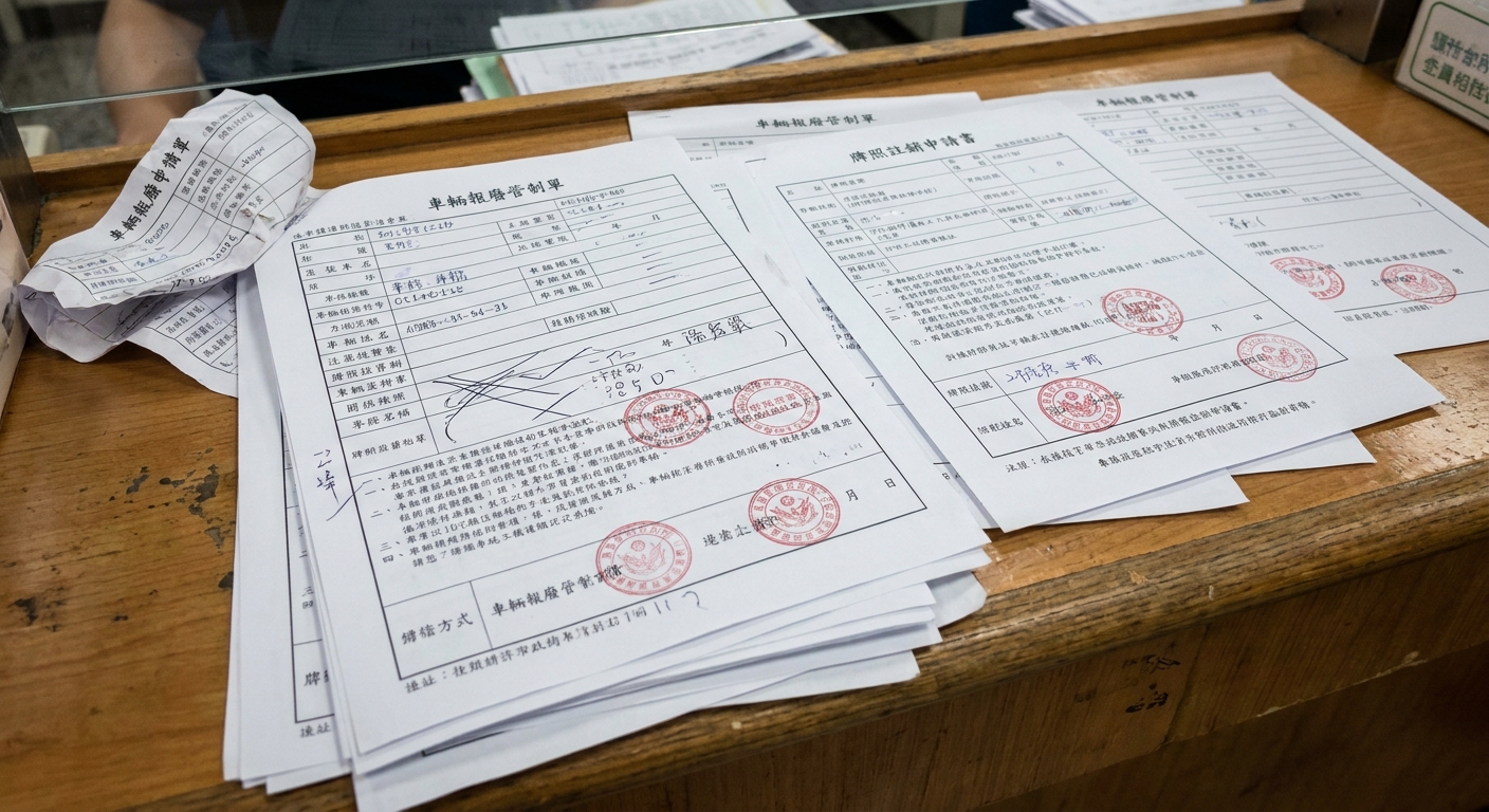 為什麼推薦委託代辦?自己跑報廢的3大隱藏麻煩