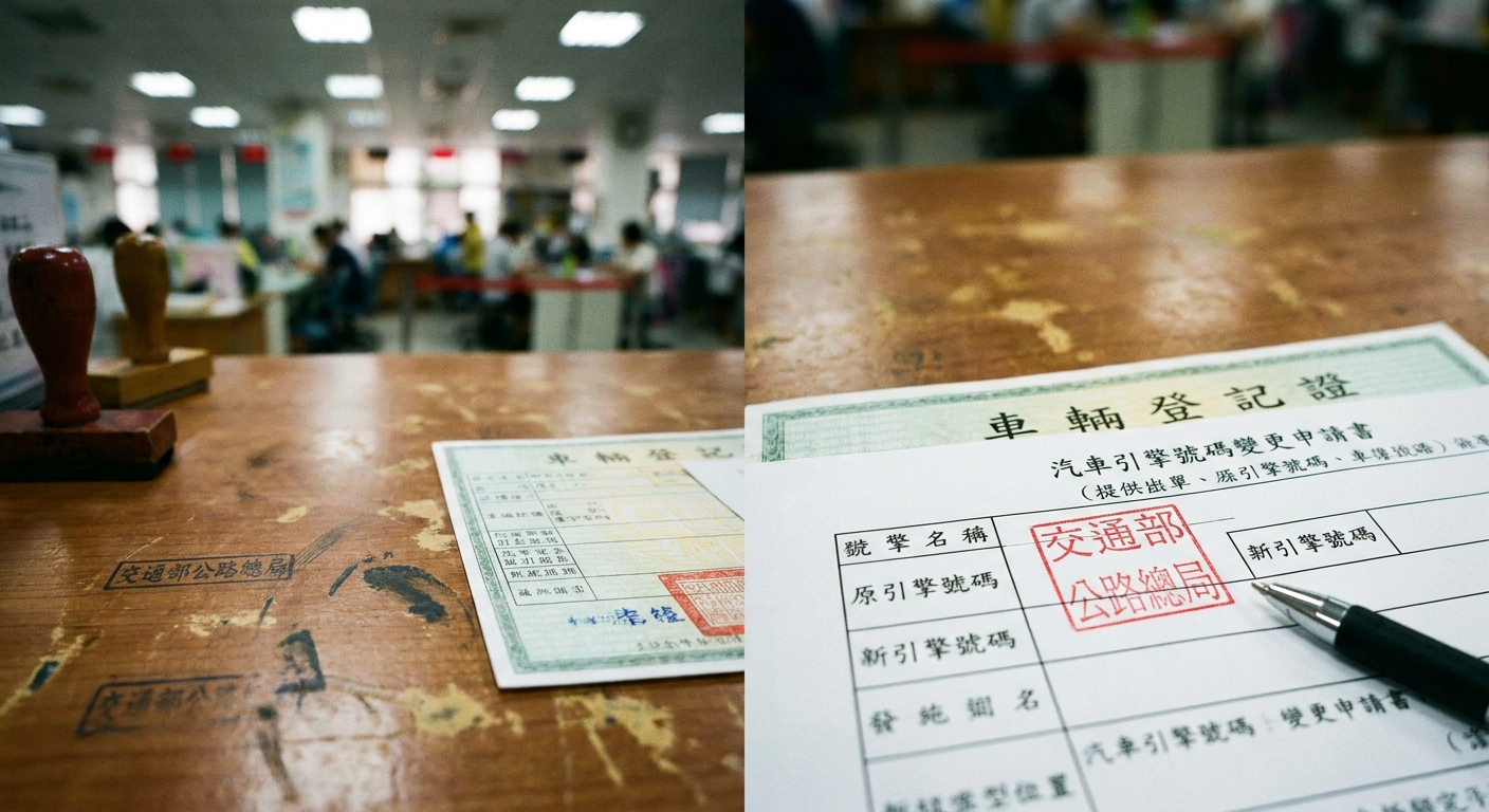 為什麼引擎和車身號碼會不符?常見的2大合法情境