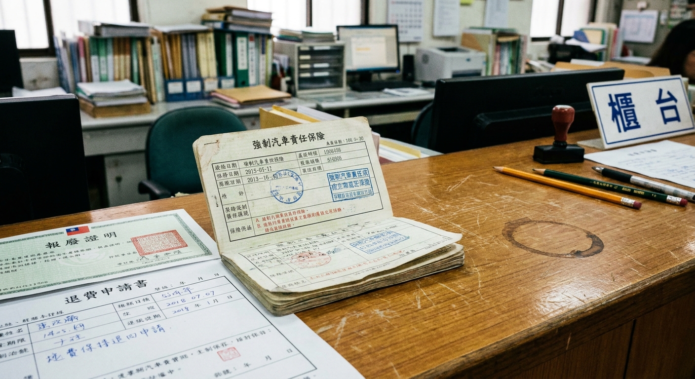 強制險也能退！退費比例與申請方式