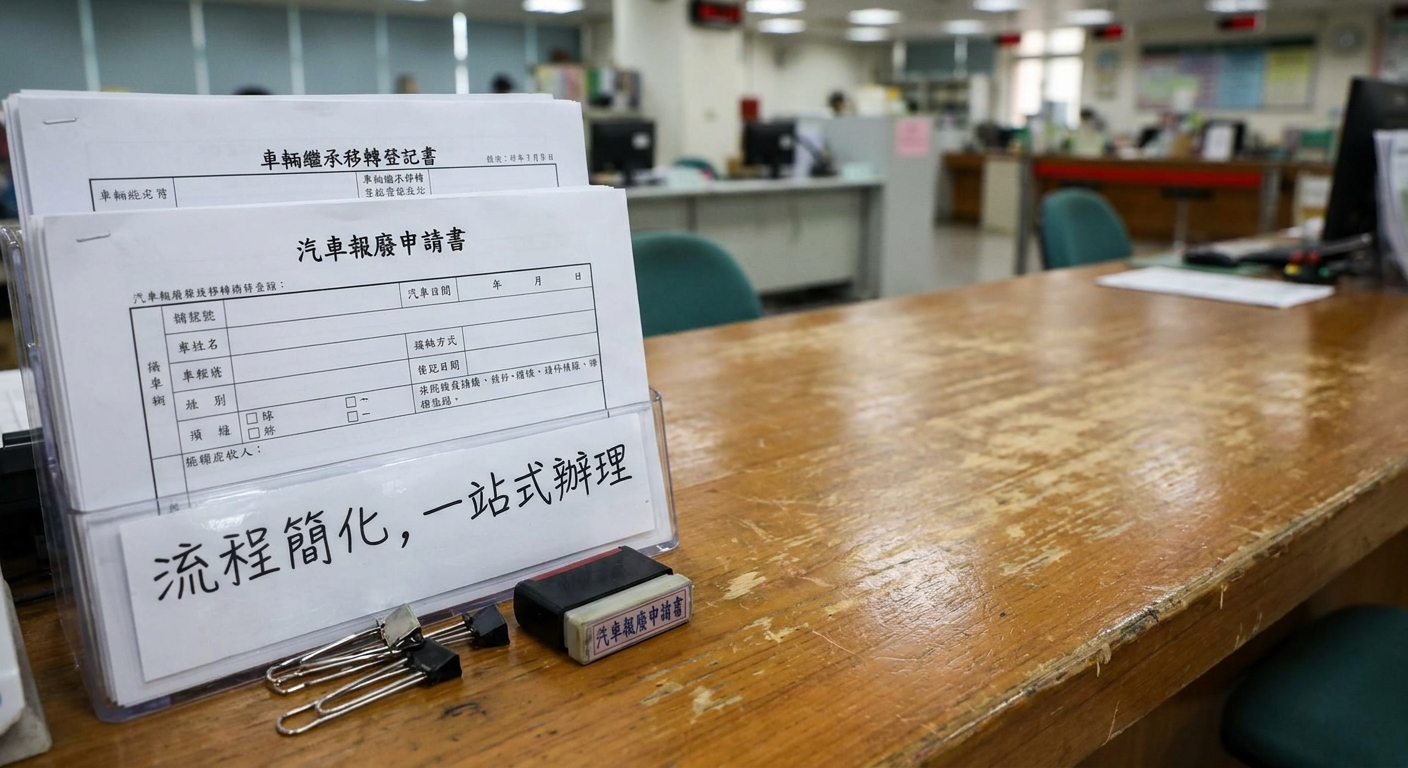 繼承車輛報廢怎麼做？大豐環保代辦3步驟搞定