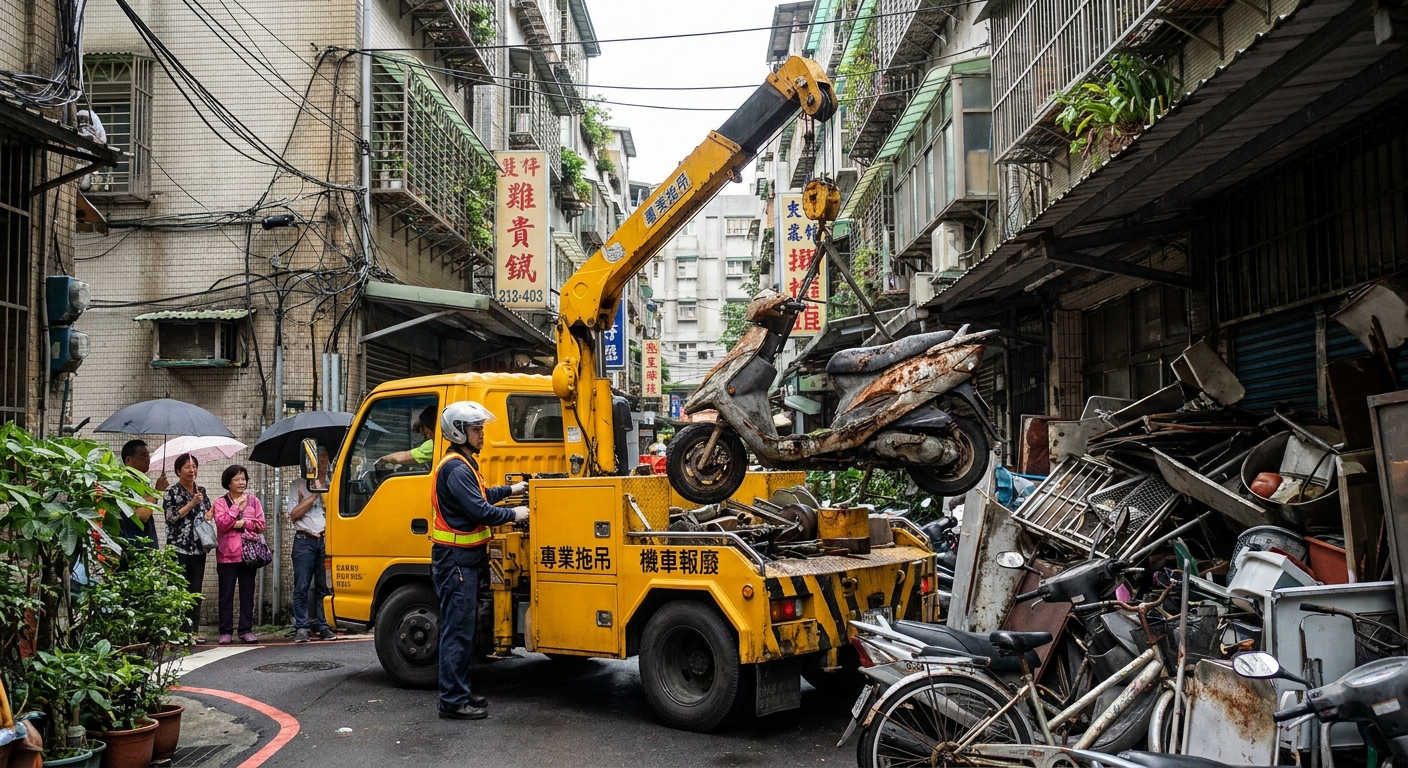 為什麼選擇大豐環保？全台免費拖吊，特殊案件透明報價