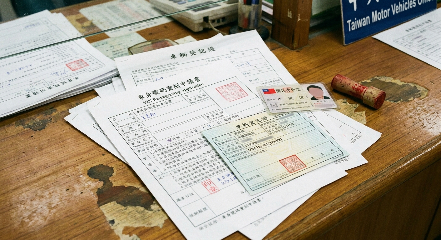 監理站重新打刻需要準備哪些文件?