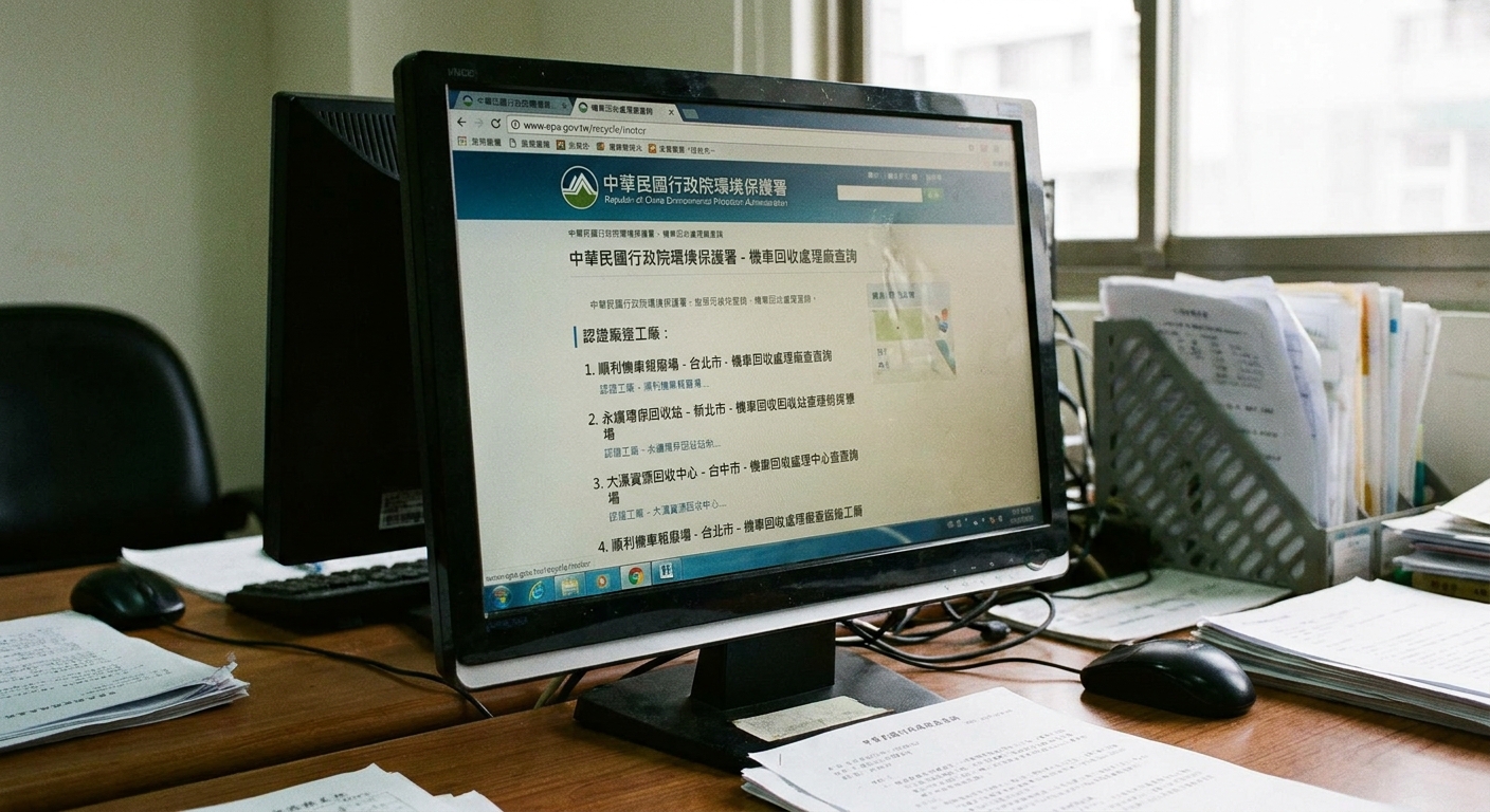 3步驟,教您如何查詢並驗證合法回收廠