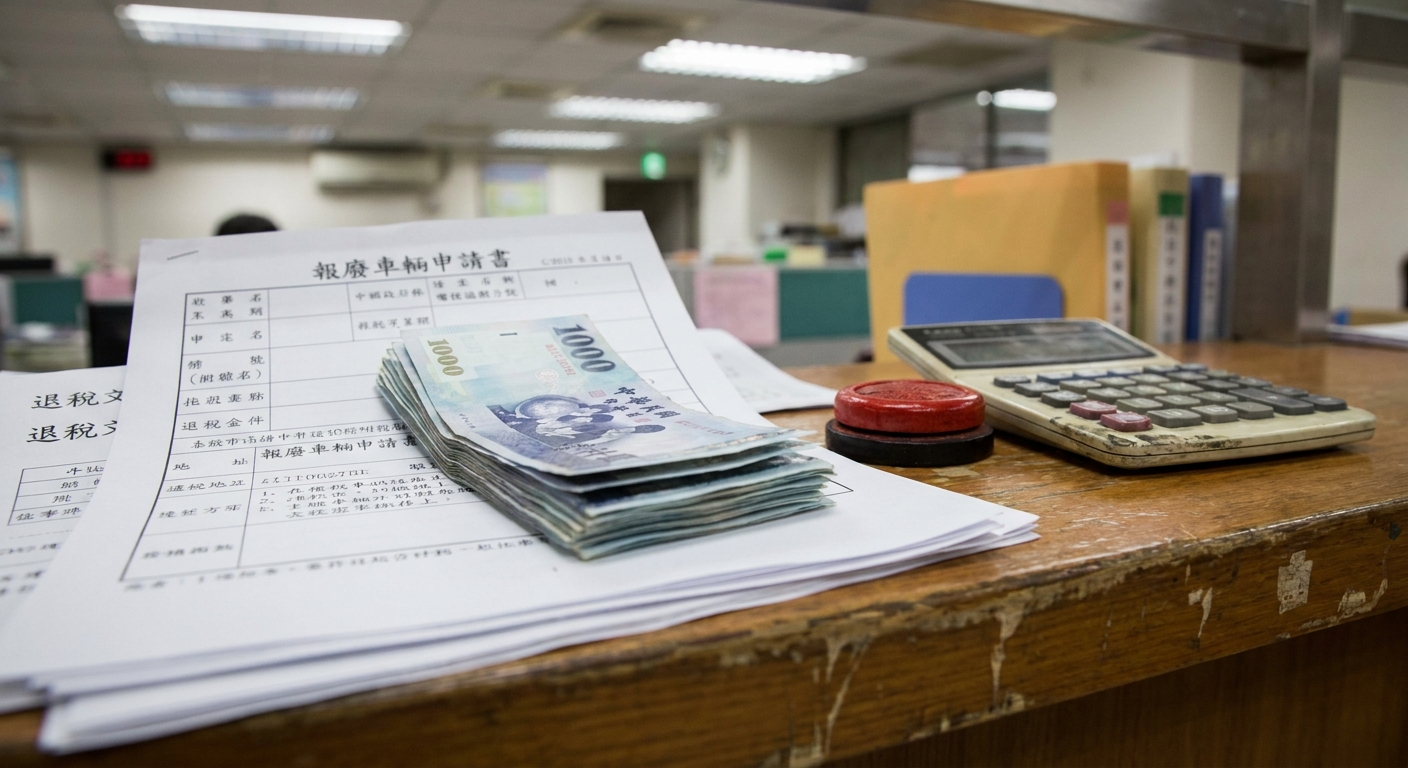 泡水車報廢能拿回多少錢？回收金與退稅費一次看