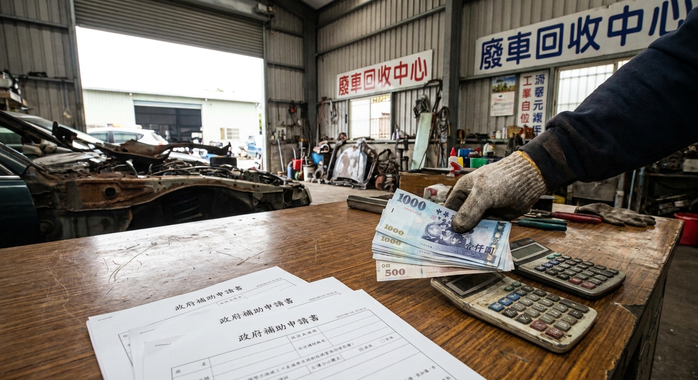 報廢車體價格 vs. 政府補助：兩者有何不同？