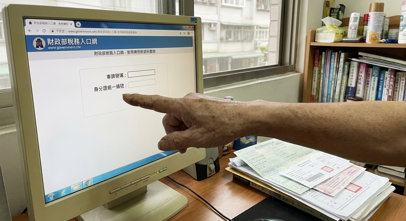 第三站:各縣市地方稅務局-查詢「使用牌照稅」退費進度