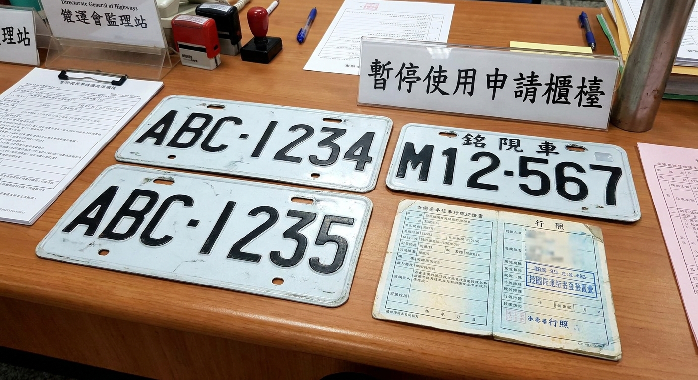 什麼是「停駛」？保留原號碼的短期暫停