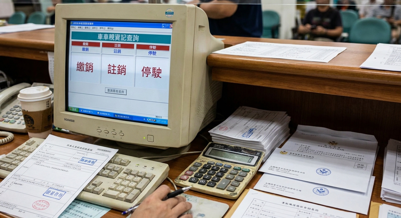 如何判讀查詢結果？看懂「繳銷、註銷、停駛」的關鍵差異