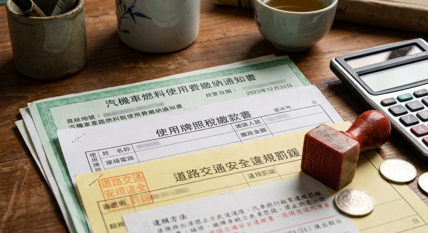 我有哪些費用要繳？欠稅罰單項目一次看