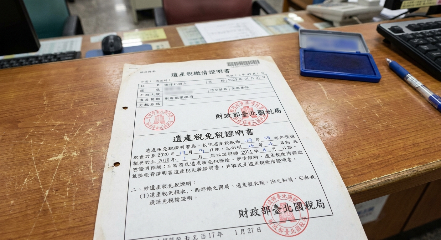 辦理繼承報廢/過戶前的「第一步」：遺產稅申報