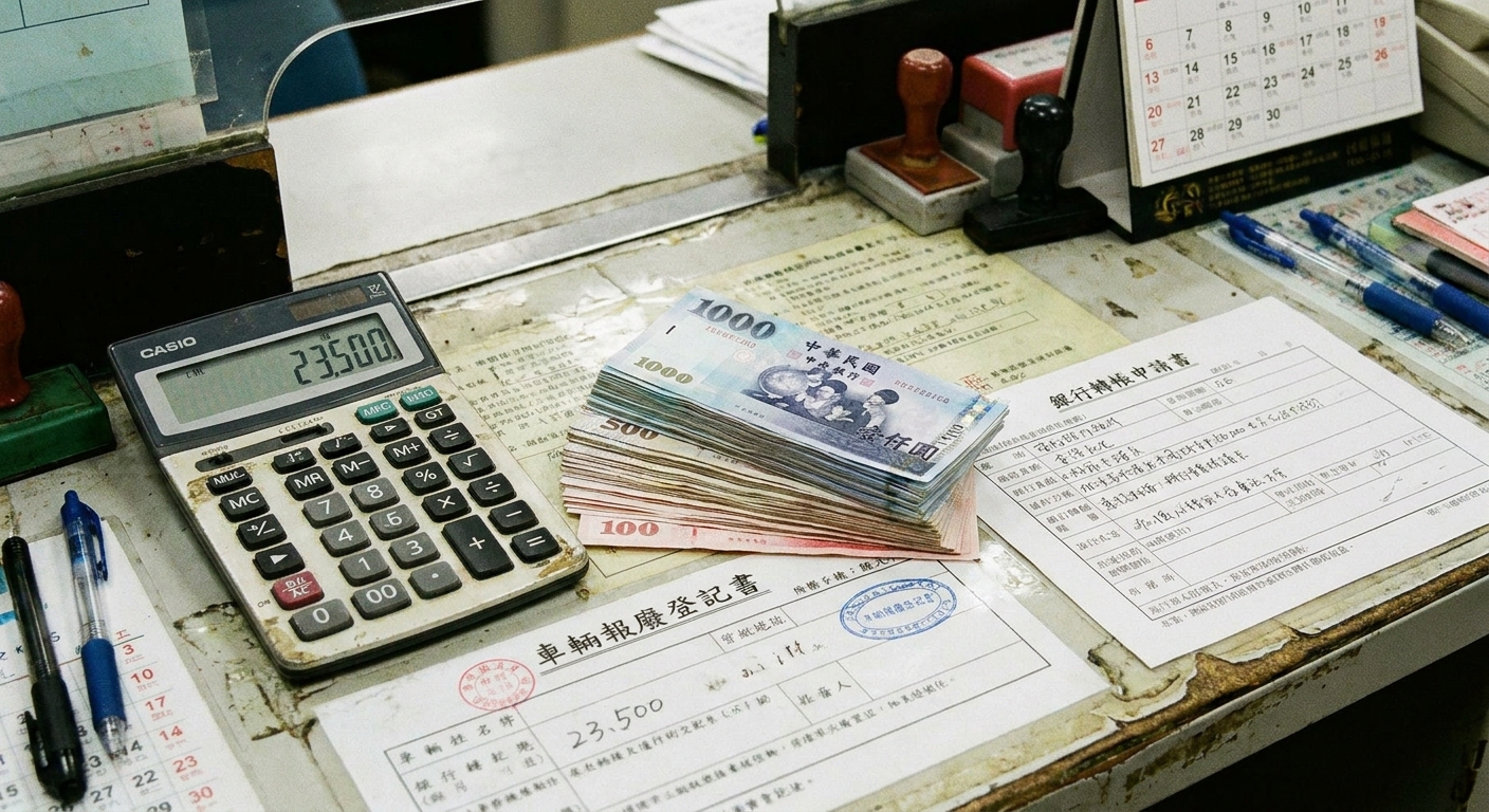 報廢車輛可領取哪些款項？不只獎勵金還有退稅費
