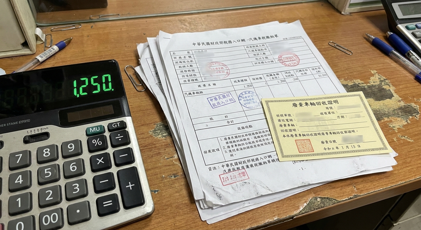 報廢後還有錢可以退？牌照稅、燃料費退費說明