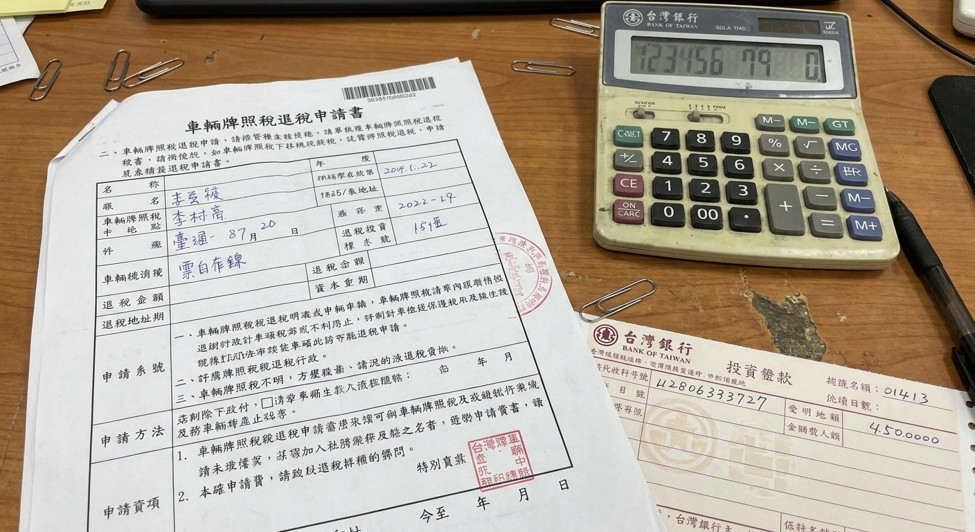 報廢後的稅費能退嗎？牌照稅、燃料費退費全解析