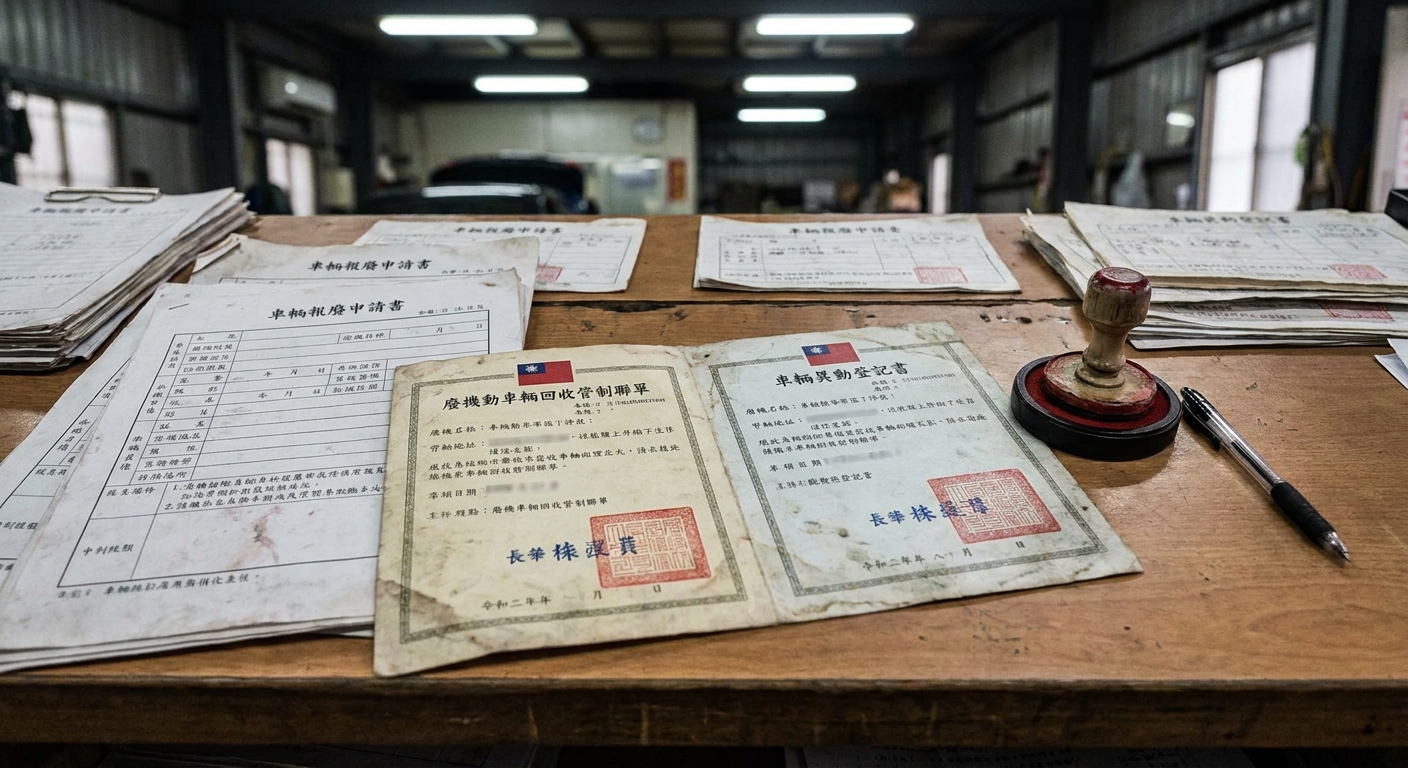 報廢車輛需要準備哪些證件?2 份文件缺一不可