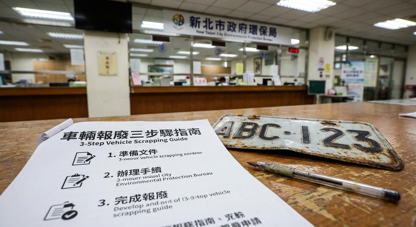 前鎮汽機車報廢流程：3步驟，大豐為您辦到好