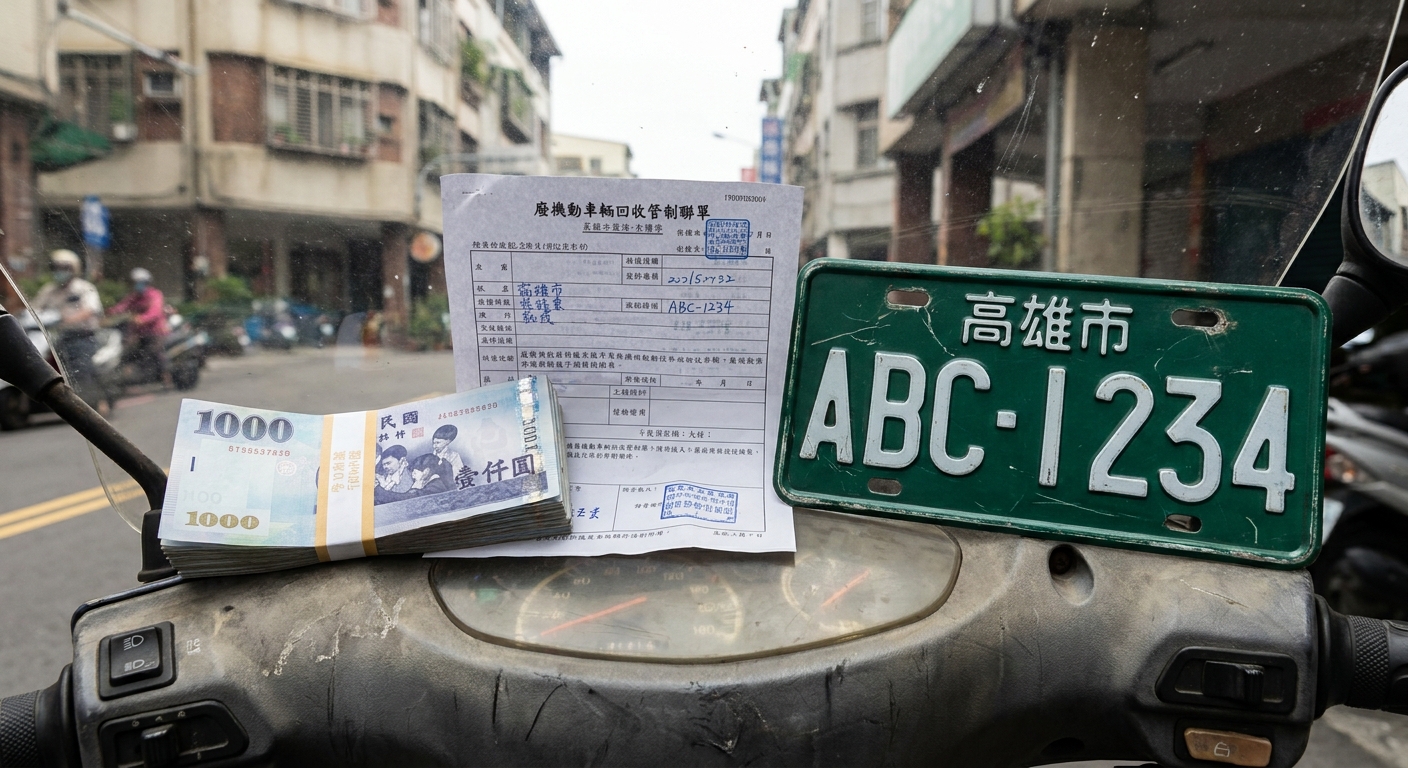 大豐環保｜鼓山區報廢車回收 3 步驟流程