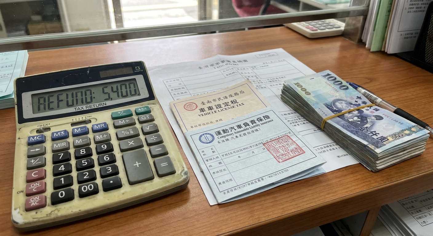 報廢後還有錢可以領？牌照稅、燃料費、強制險退費詳解