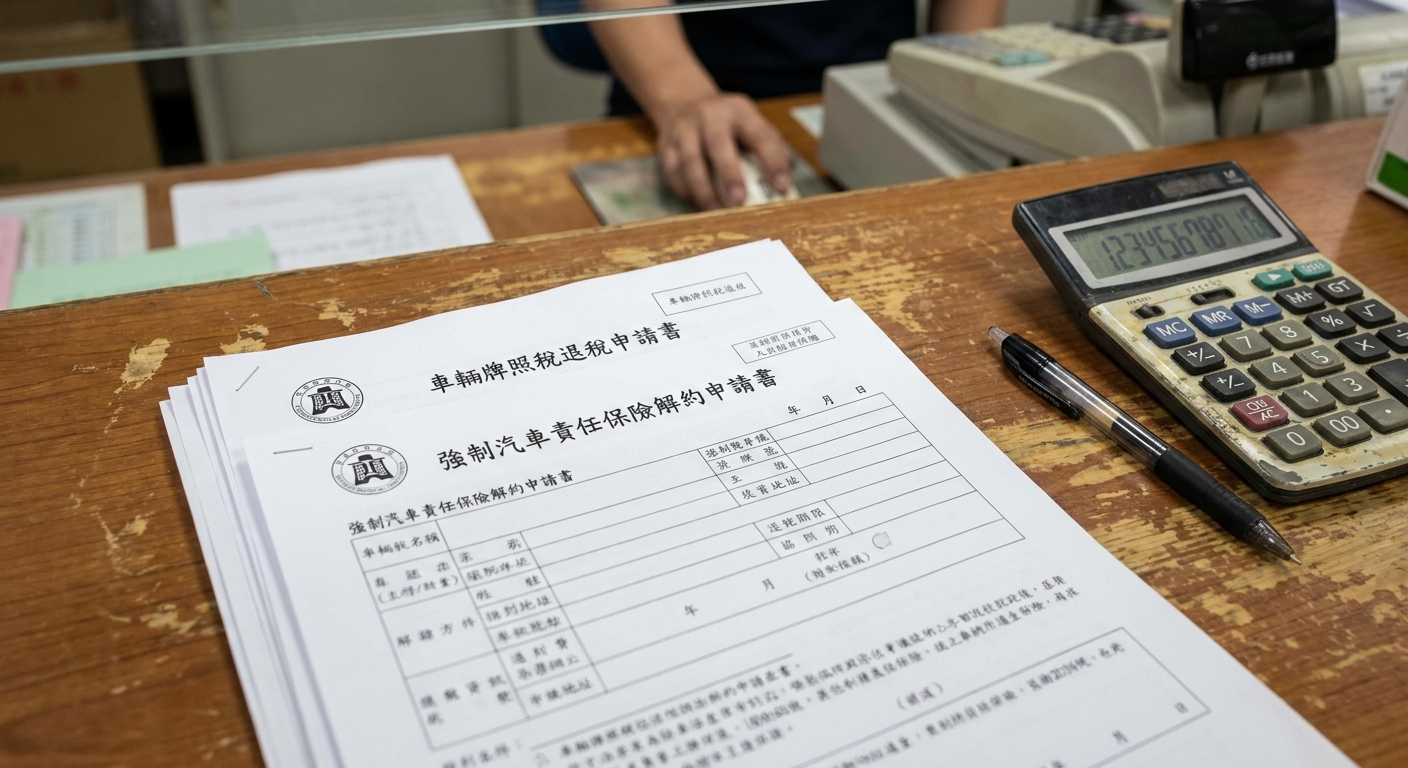 報廢後還有錢可以退?牌照稅、燃料費、強制險退費教學