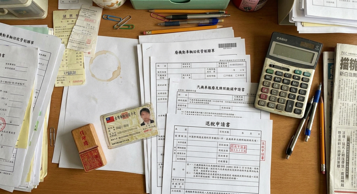關山汽機車報廢流程：自己跑 vs. 大豐代辦差在哪？