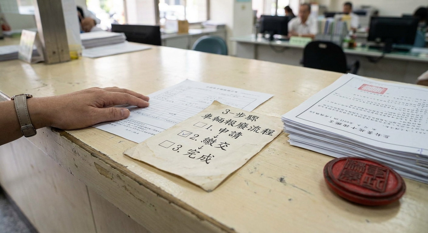 大豐環保3步驟，輕鬆完成中彰投跨縣市報廢