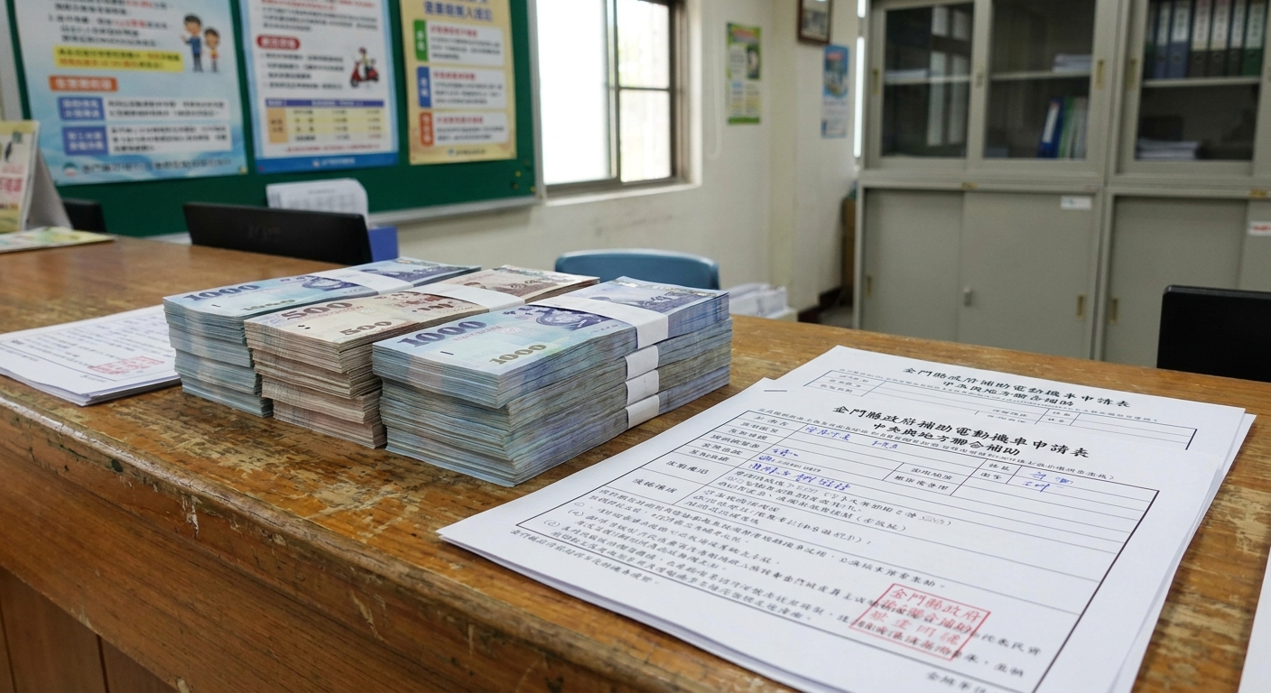 2026 金門電動機車補助金額有多少？中央＋地方補助大解析