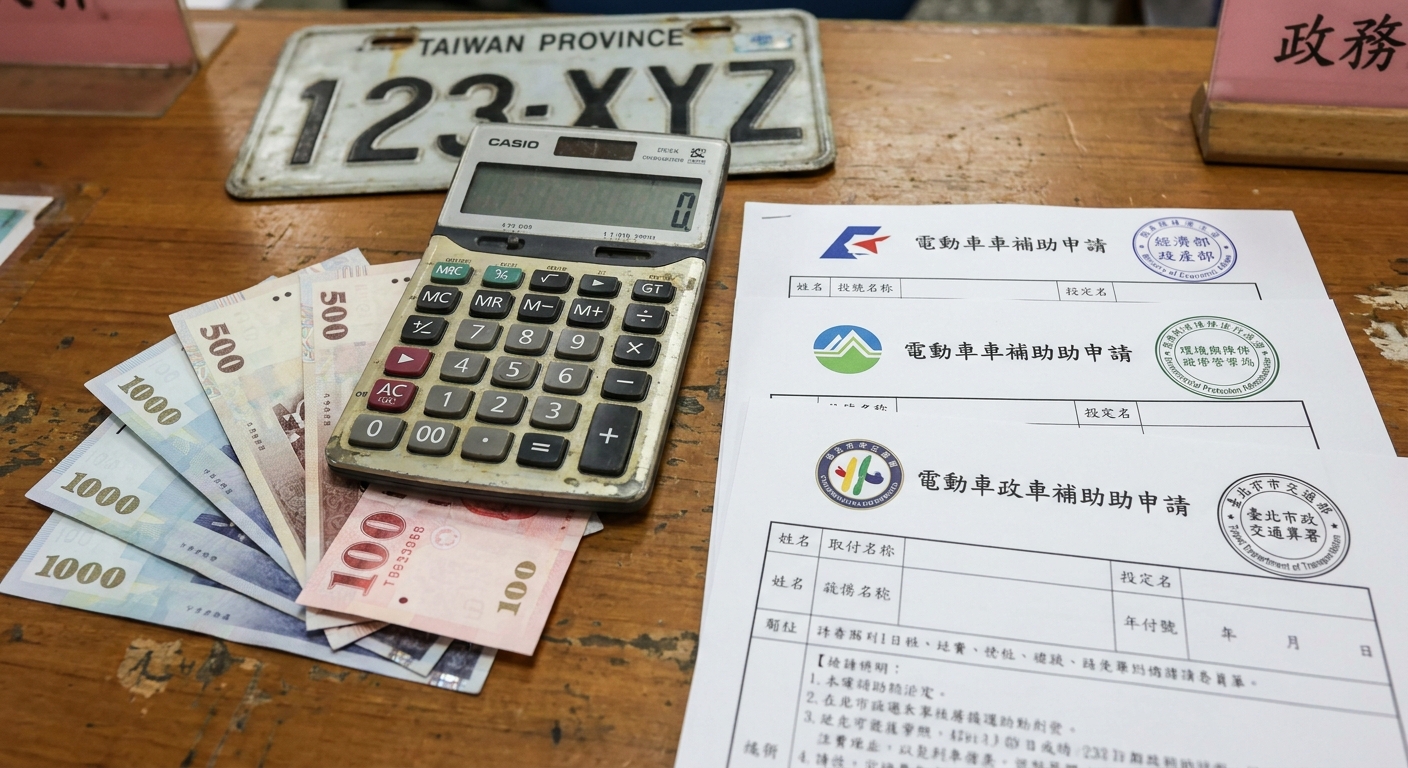 為什麼換電動機車,補助金額差這麼多?秒懂中央與地方補助差異