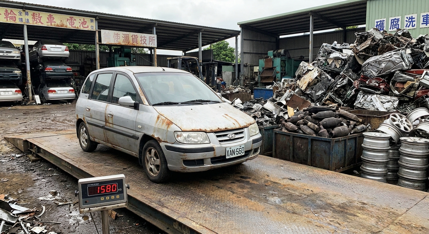 Hyundai Matrix 報廢值多少？從「車重」與「零件」看懂估價核心