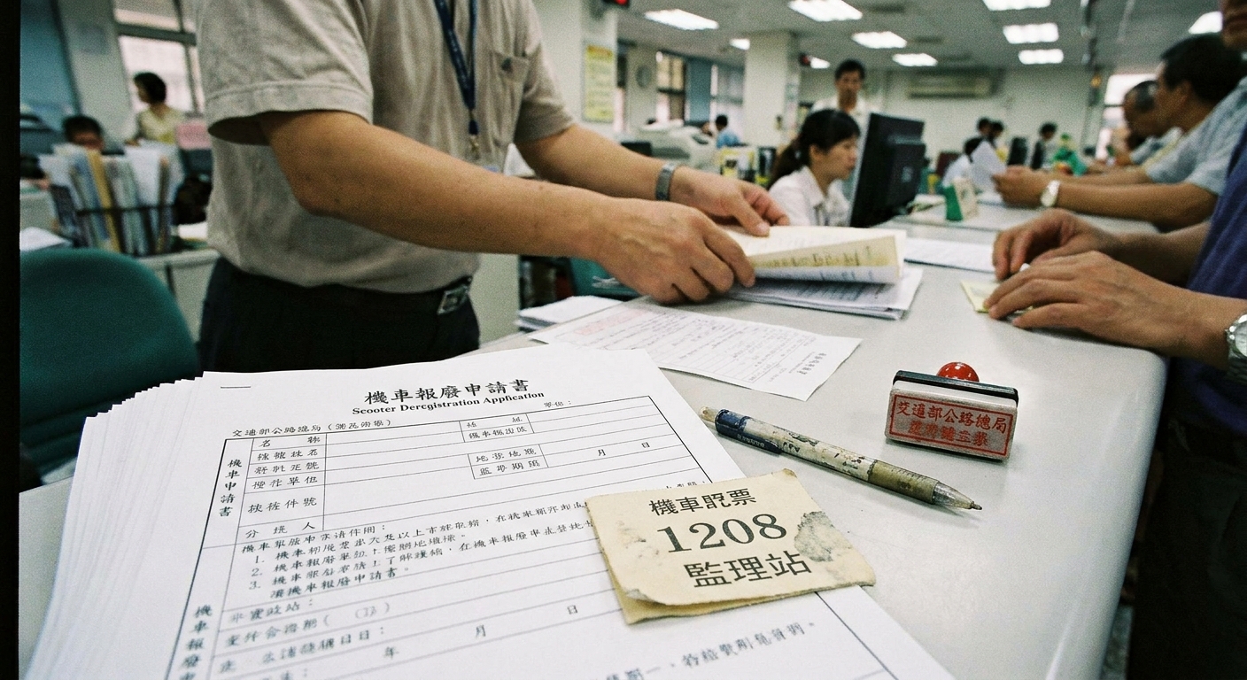 報廢 JOG 自己跑 vs. 交給大豐代辦：時間與心力成本比較