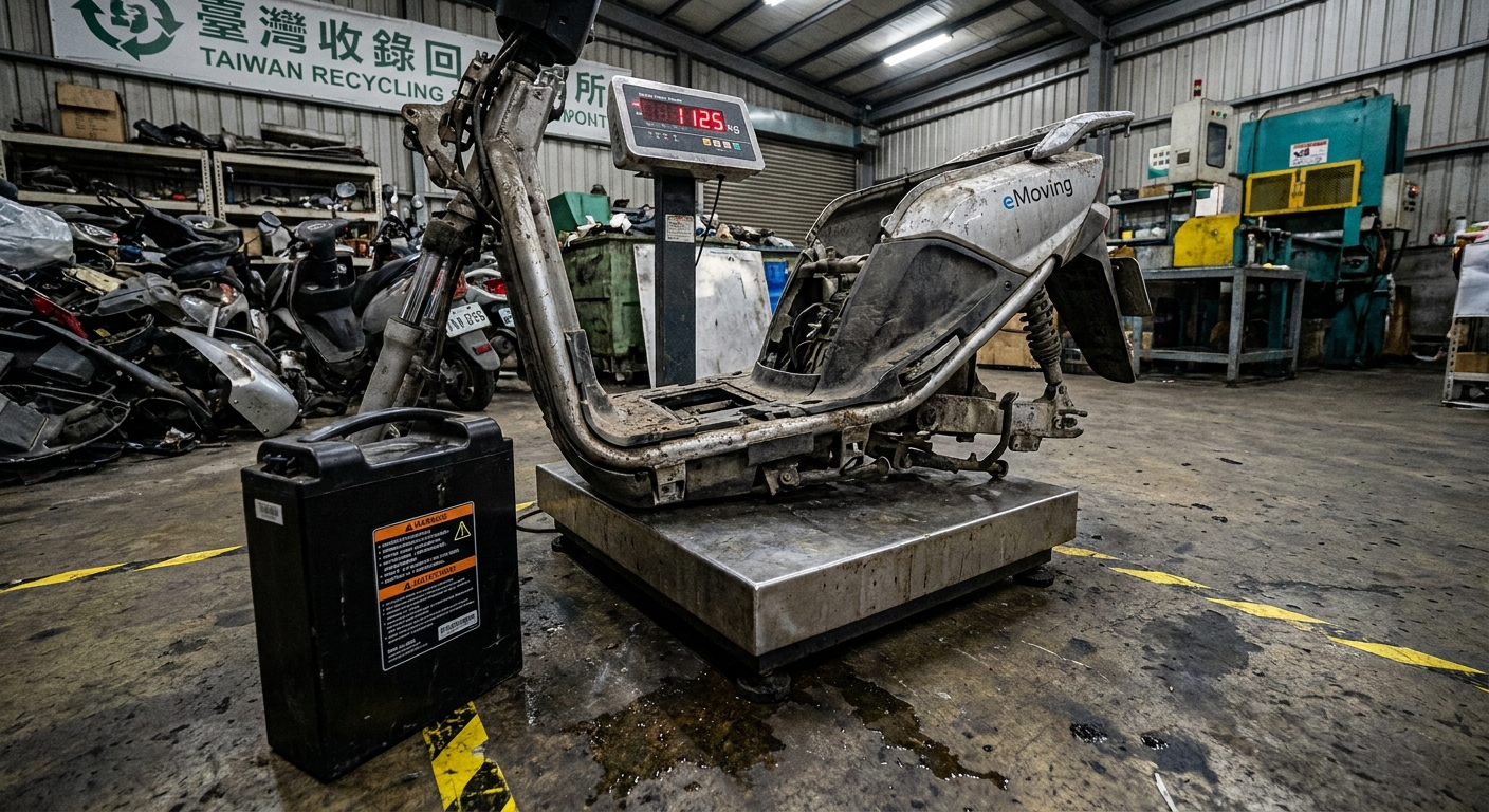 中華 eMoving 報廢回收價怎麼算？車體與電池分開看