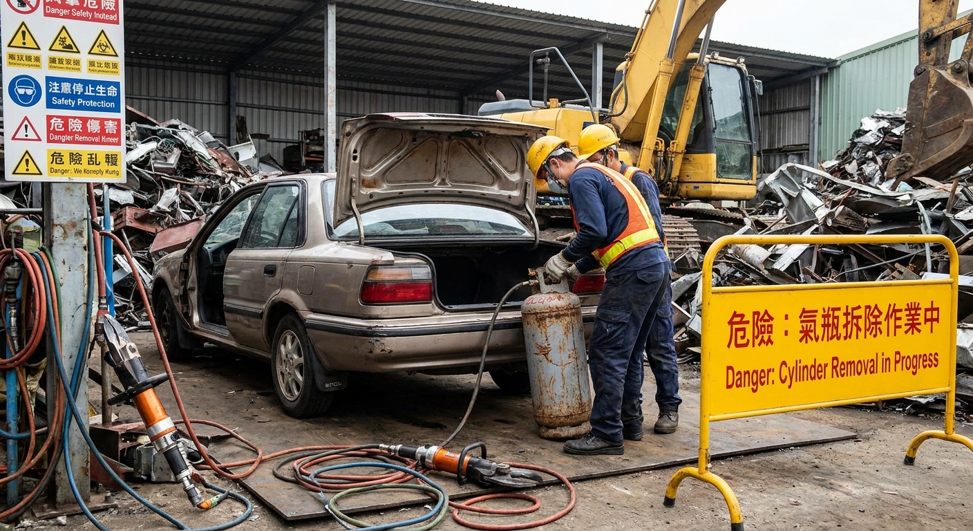 LPG 瓦斯車報廢，為何不能當一般汽車處理？