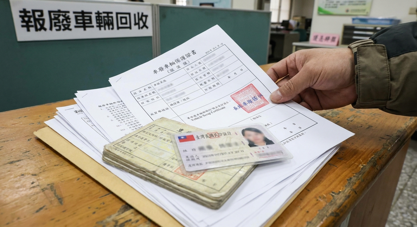 4步驟完成災損車輛報廢與退稅，其實可以很簡單