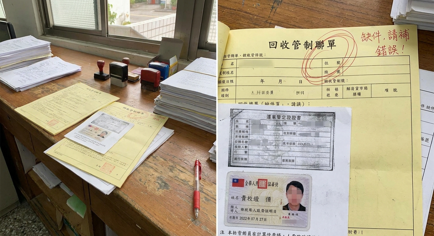 退件原因二:文件缺漏或錯誤,申請資料不齊全