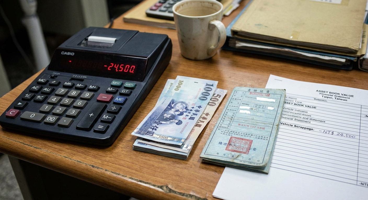 步驟三：製作會計分錄，認列「處分資產損益」
