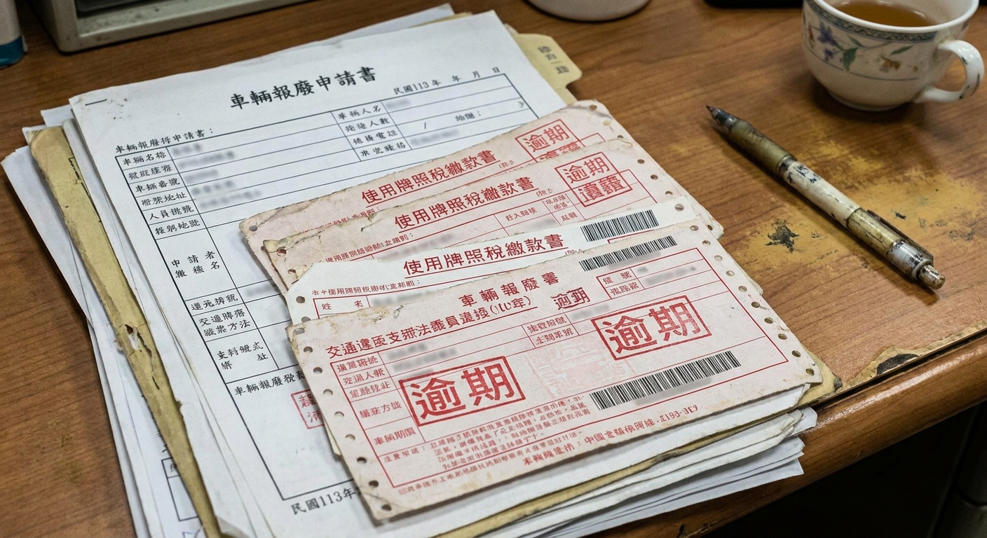 牌照稅欠繳會怎樣?不只罰錢,更卡住報廢流程
