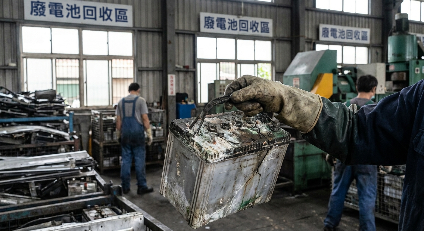 為什麼車用鉛酸電池必須專業回收?不只是環保,更是安全!