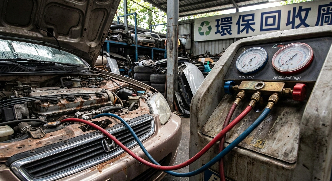 合法冷媒回收的4大標準流程
