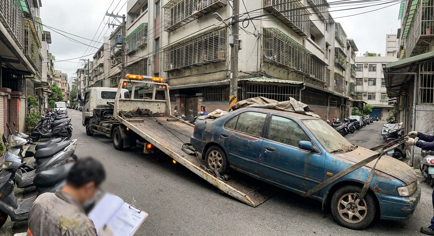 選項三:交給專業回收廠報廢(推薦高齡/待修車)