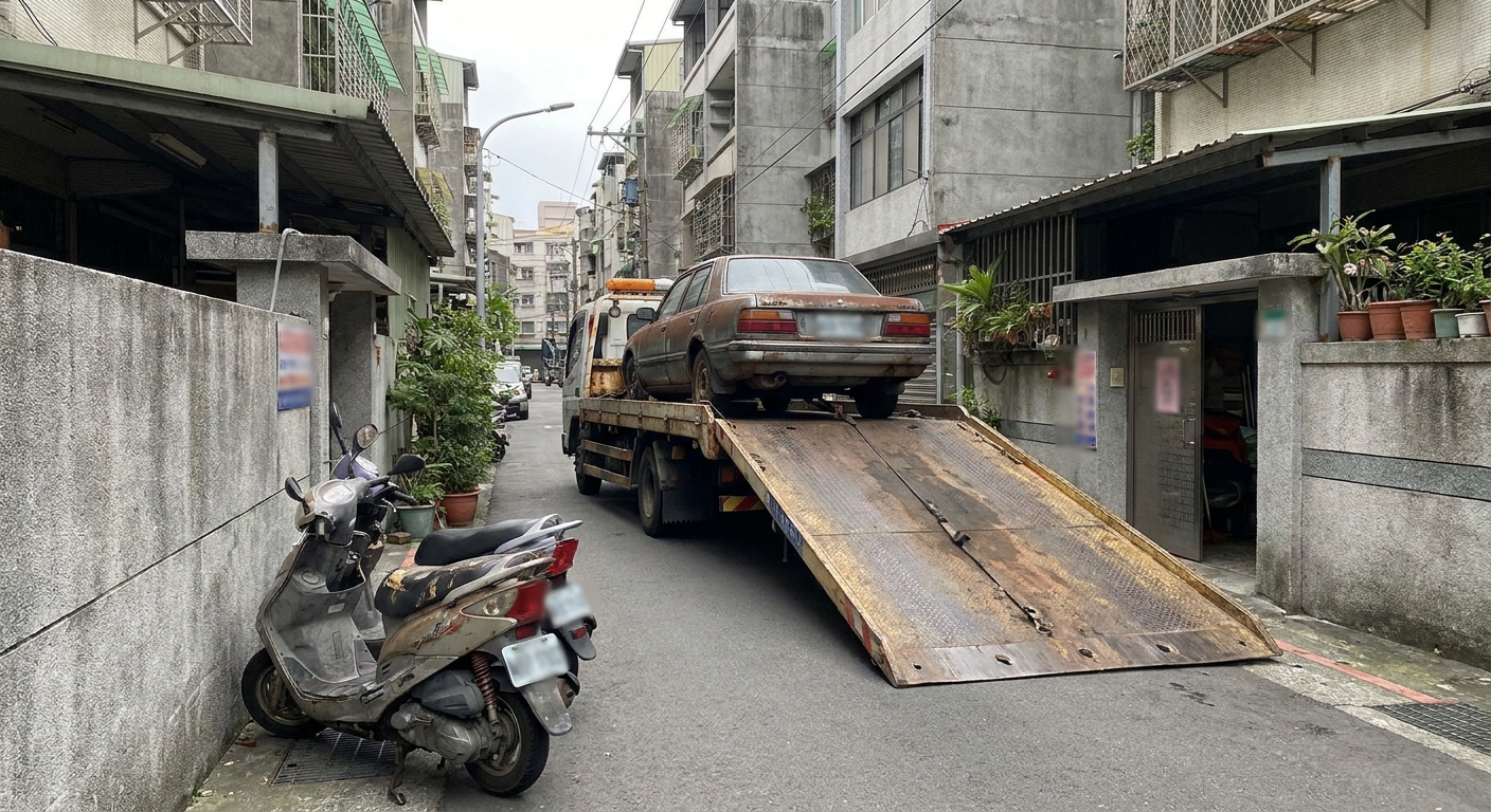 大豐環保全台服務，一通電話免費到府收車